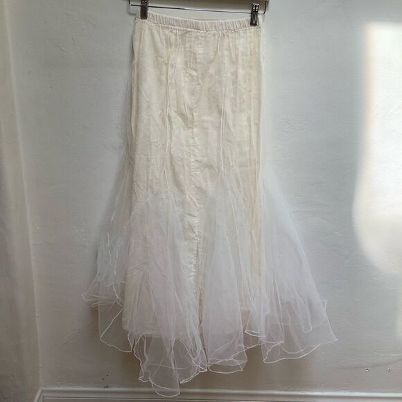 CRINOLINE MAXI SKIRT  - Picture 6 of 10